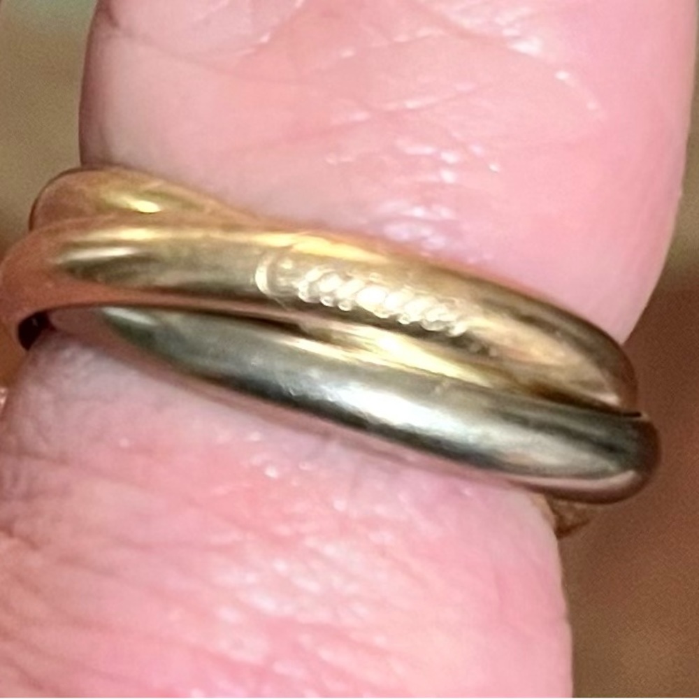 Cartier Classic Trinity Ring 18K White, Yellow & Rose Gold - Picture 1 of 5